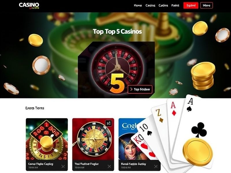 Discover the top 5 casino online sites in 2024 with expert rankings, bonuses, game variety, and user reviews. Play slots, poker, roulette, and more at the best real-money casinos.